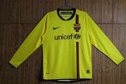 Barcelona 08/09 Away Long Sleeve Football Shirt