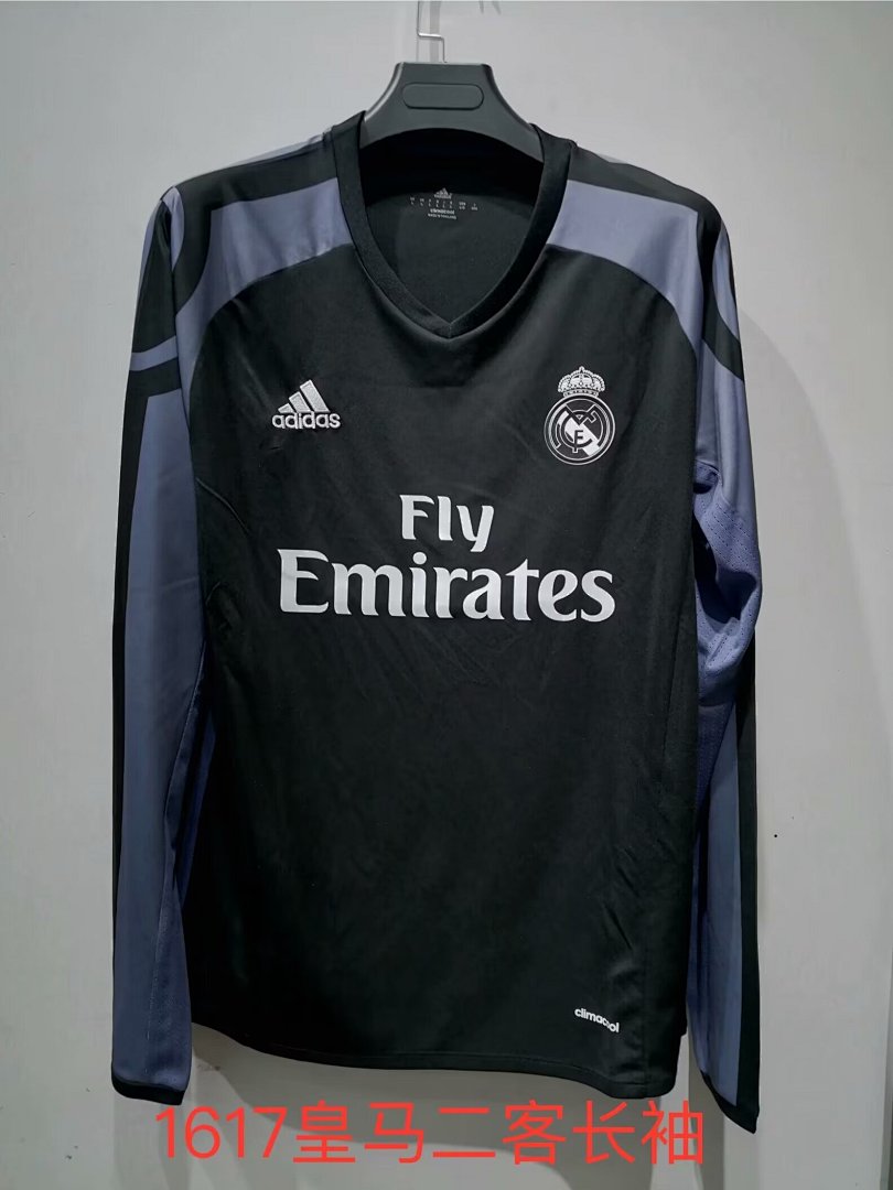 Real Madrid 16/17 Third Long Sleeve Football Shirt