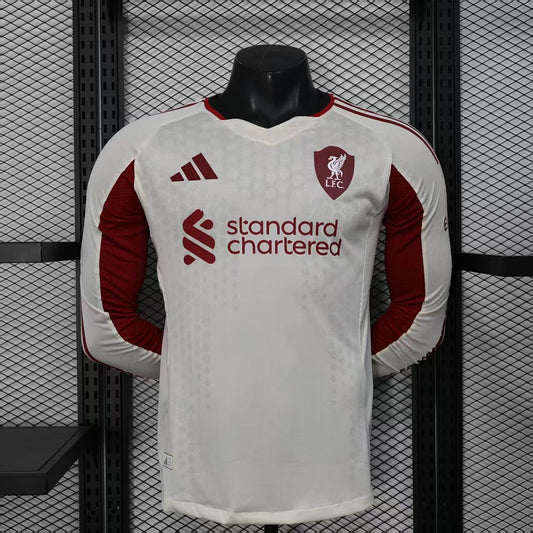 Liverpool 25/26 Away Long Sleeve Football Shirt