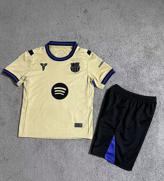 Kids Barcelona 25/26 Away Football Shirt