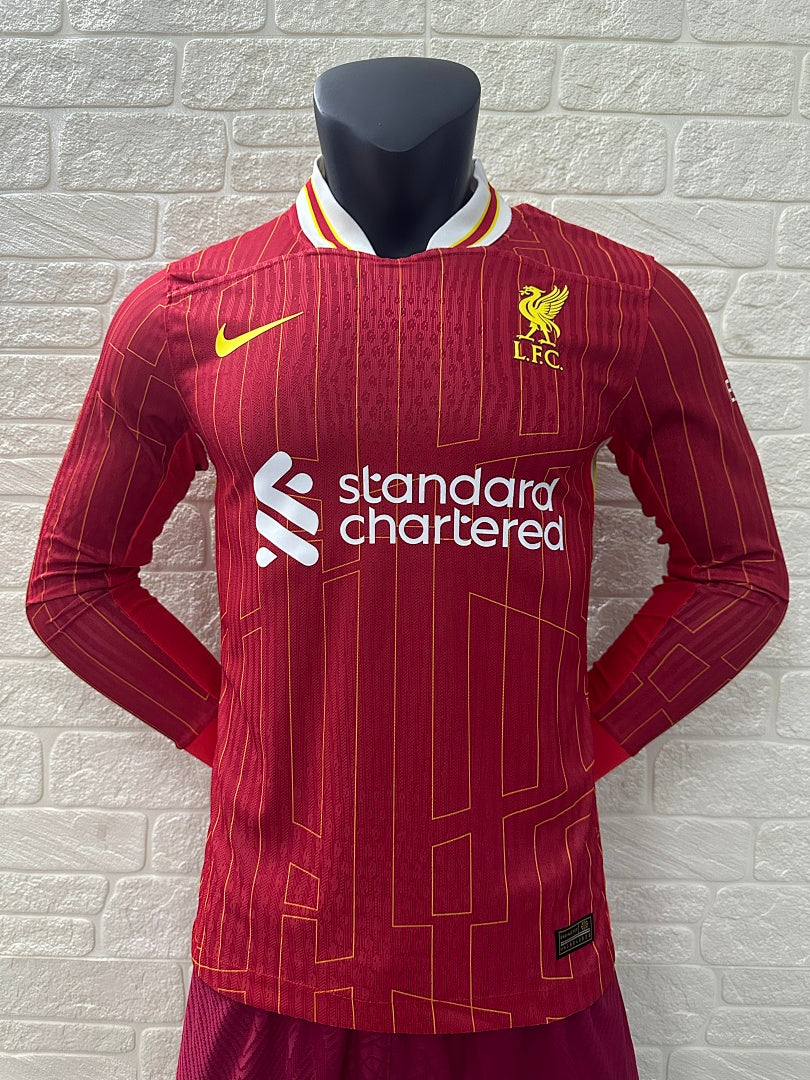 Liverpool 24/25 Home Long Sleeve Football Shirt