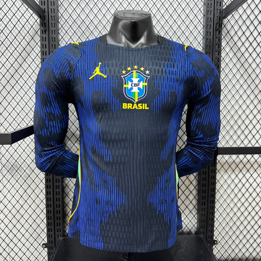 Brazil 2026 Away Long Sleeve Football Shirt