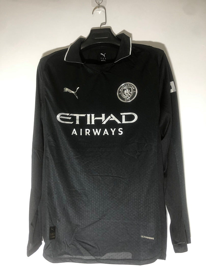 Manchester City 25/26 Away Long Sleeve Player Version Football Shirt
