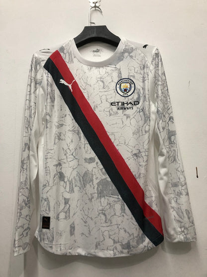 Manchester City 25/26 Away Long Sleeve Player Version Football Shirt