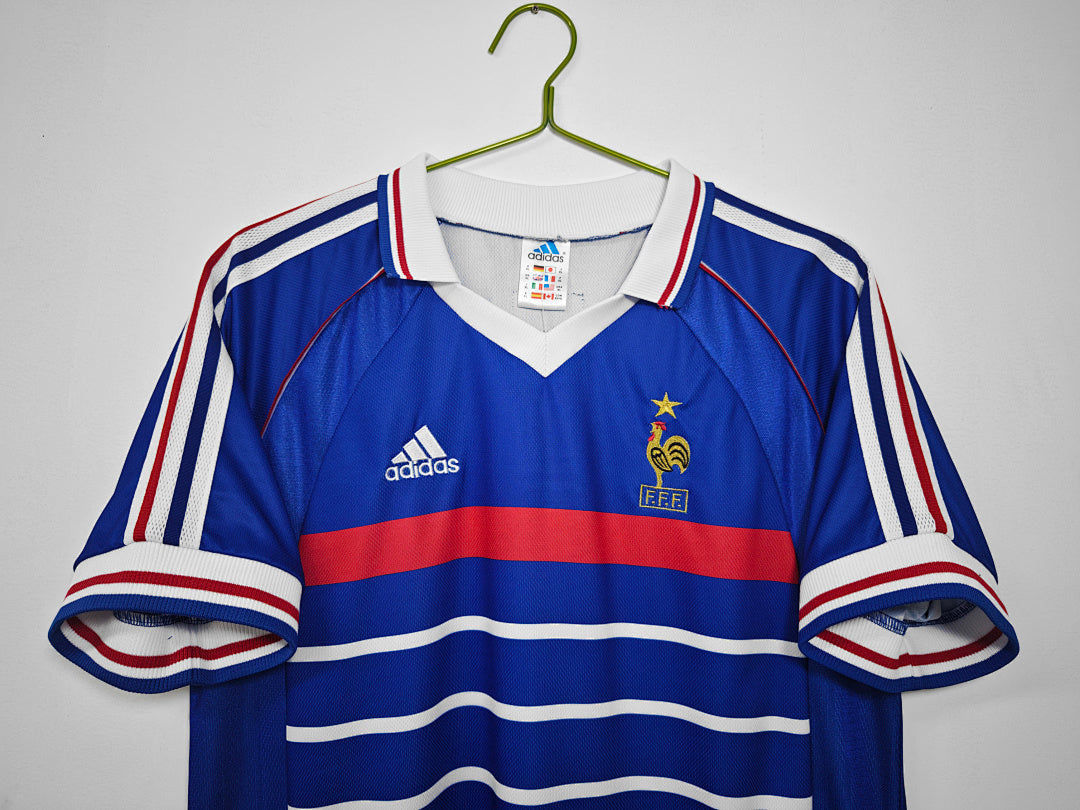 Retro France 1998 Home Football Shirt