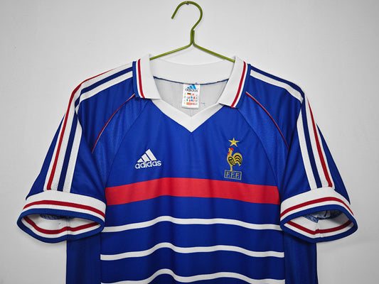 Retro France 1998 Home Football Shirt
