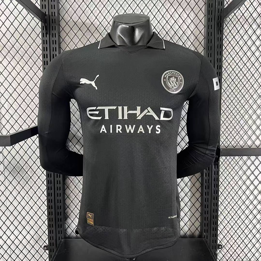 Manchester City 25/26 Away Long Sleeve Football Shirt