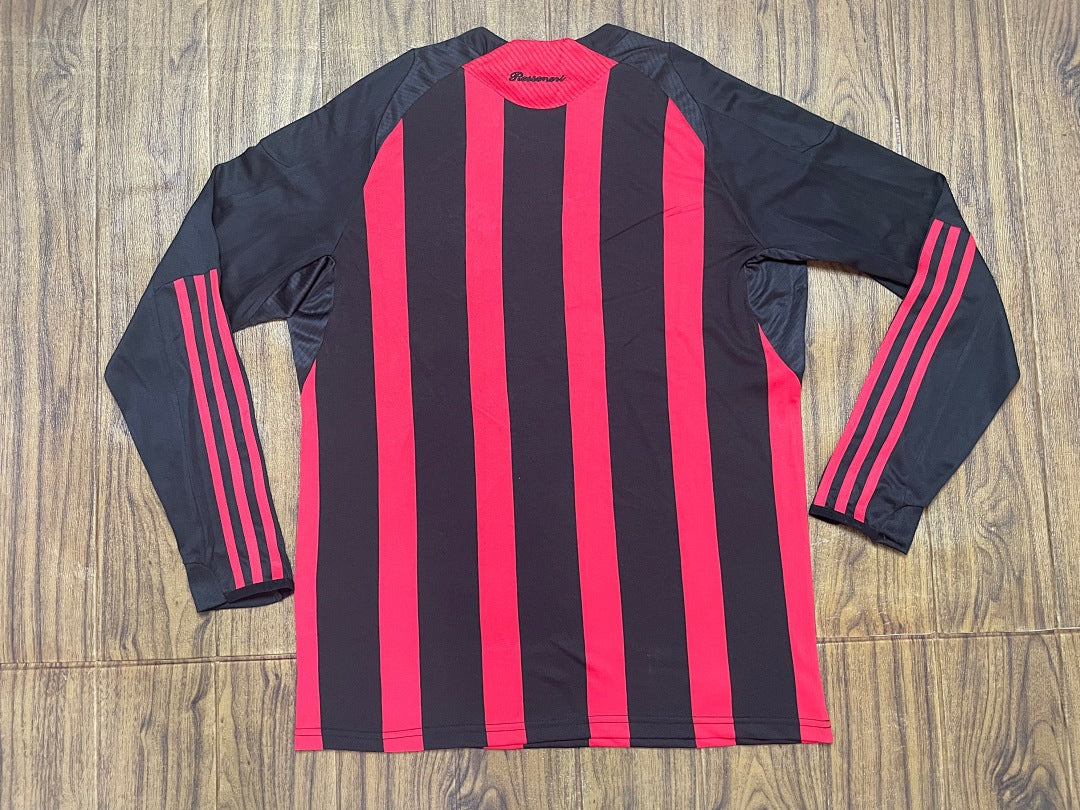 AC Milan 08/09 Home Long Sleeve Football Shirt
