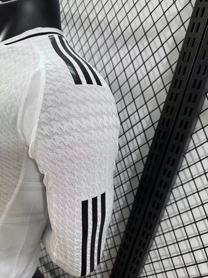 Real Madrid 24/25 Home Long Sleeve Football Shirt