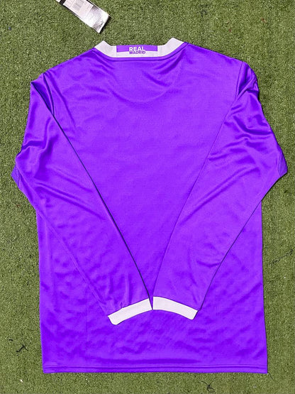 Real Madrid 16/17 Away Purple Long Sleeve Football Shirt