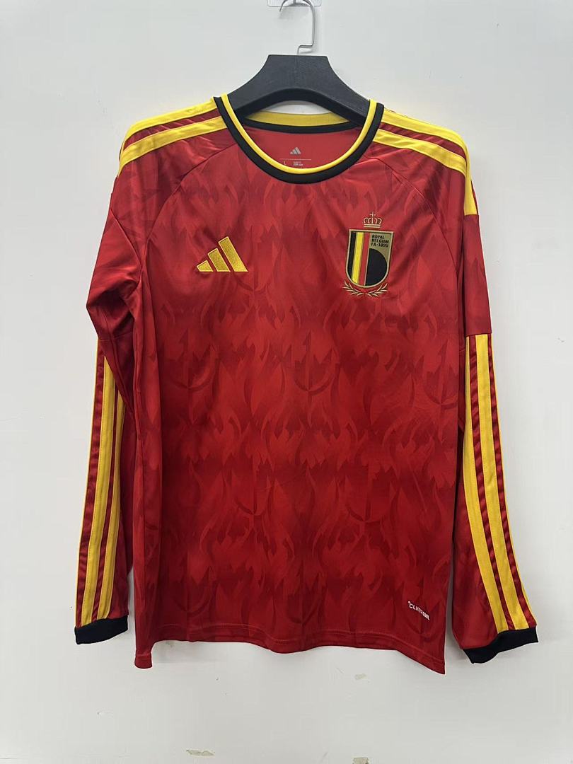 Belgium 26/27 Home Long Sleeve Football Shirt