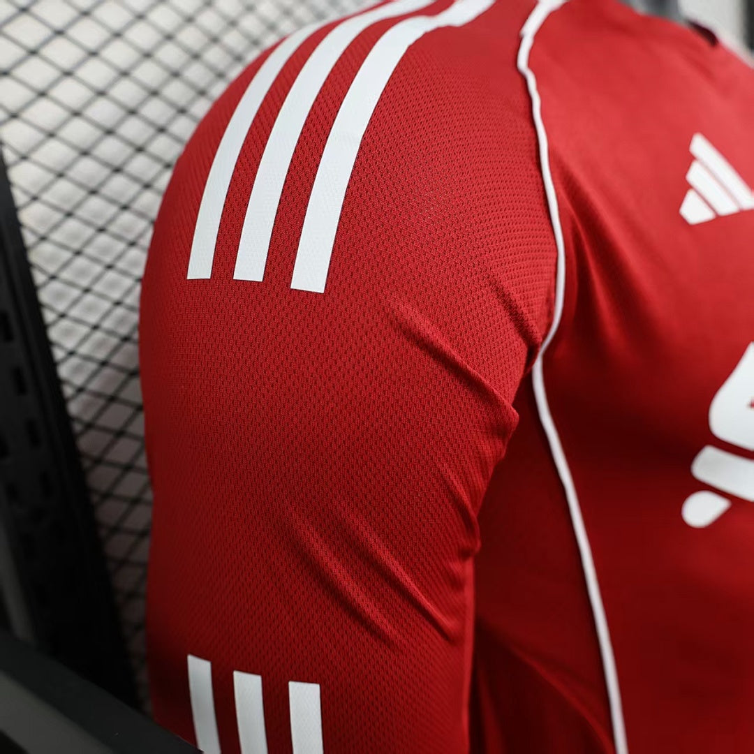 Liverpool 25/26 Home Long Sleeve Football Shirt