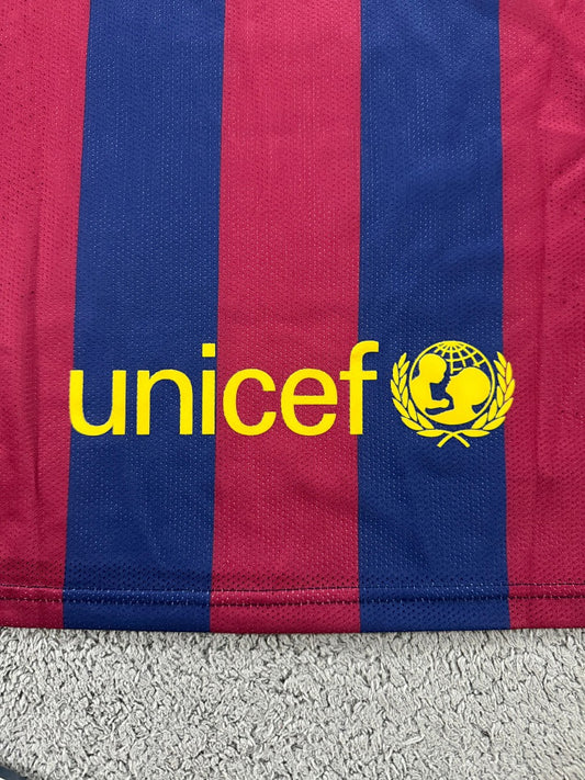 Kids Retro Barcelona 14/15 Home Football Shirt