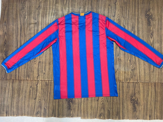 Barcelona 09/10 Home Long Sleeve Football Shirt