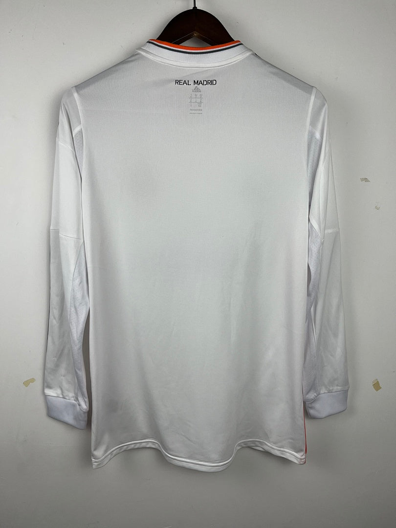 Real Madrid 13/14 Home Long Sleeve Football Shirt