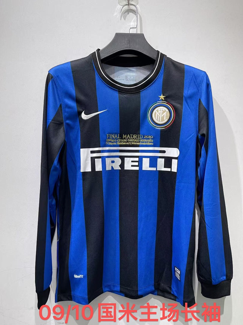 Inter Milan 09/10 Home Long Sleeve Football Shirt