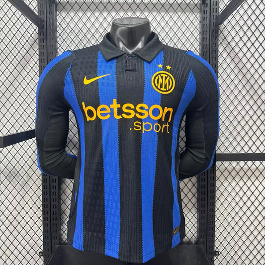 Inter Milan 26/27 Home Long Sleeve Football Shirt