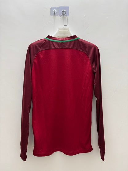 Portugal 2016 Home Long Sleeve Football Shirt