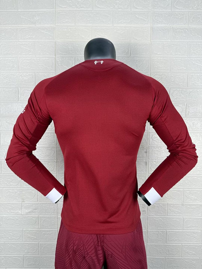 Liverpool 25/26 Home Long Sleeve Football Shirt