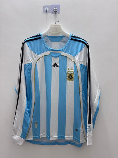 Argentina 2006 Home Long Sleeve Football Shirt