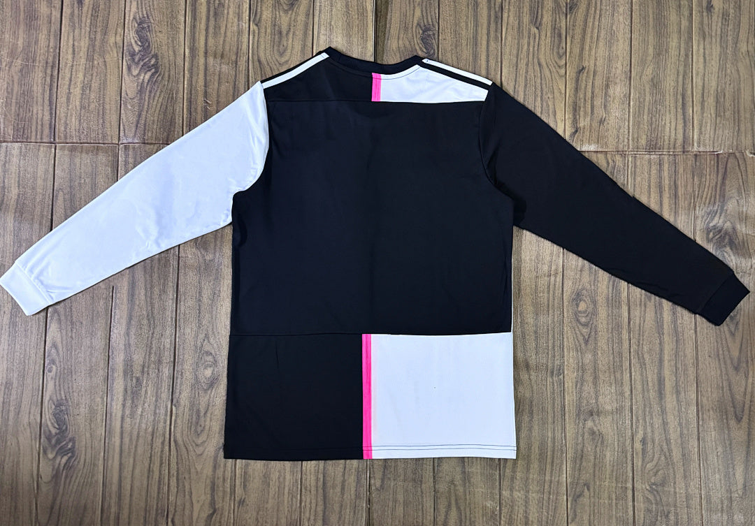 Juventus 19/20 Home Long Sleeve Football Shirt