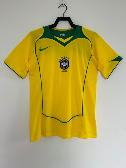 Brazil 2004 Home Football Shirt