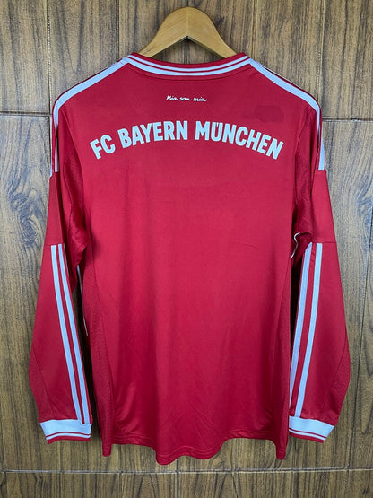 Bayern Munich 13/14 Home Long Sleeve Football Shirt