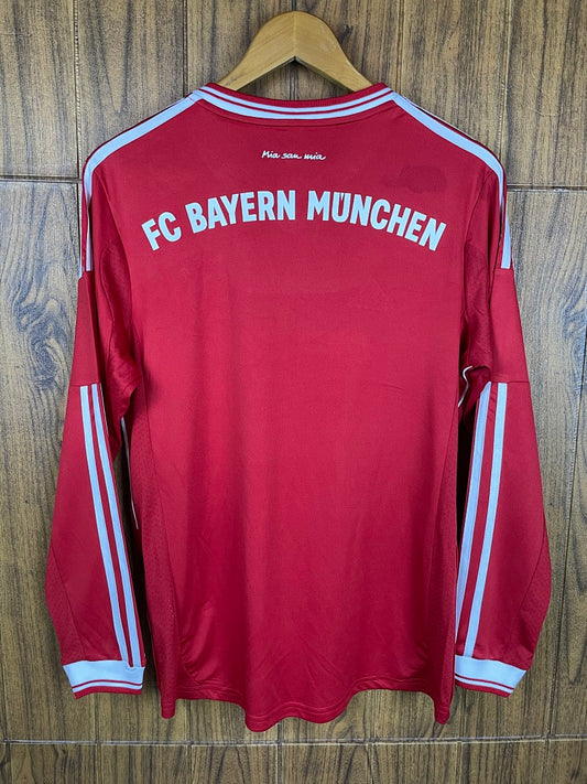 Bayern Munich 13/14 Home Long Sleeve Football Shirt