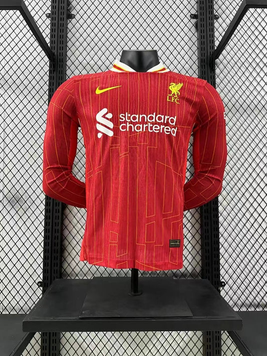 Liverpool 24/25 Home Long Sleeve Football Shirt