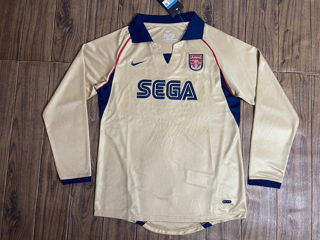 Arsenal 01/02 Away Long Sleeve Football Shirt