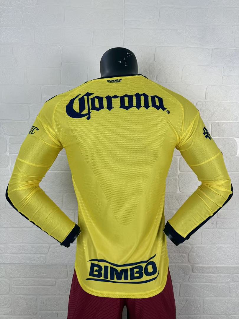 Club América 26/27 Home Long Sleeve Player Version Football Shirt