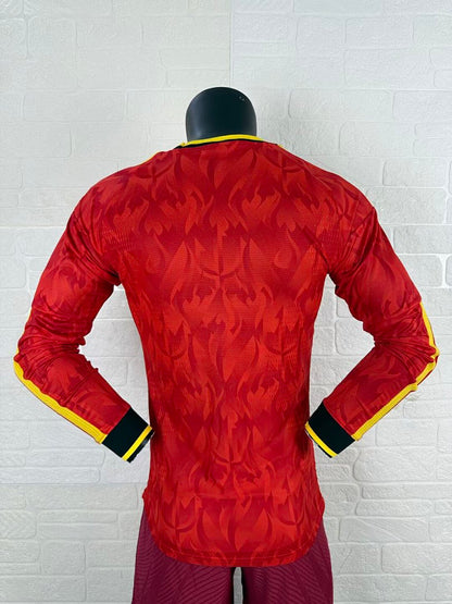 Belgium 26/27 Home Long Sleeve Player Version Football Shirt