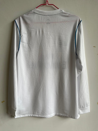 Real Madrid 17/18 Home Long Sleeve Football Shirt