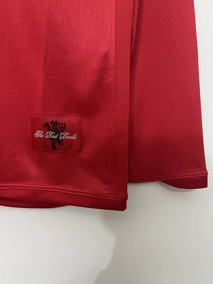 Manchester United 07/08 Home Long Sleeve Football Shirt
