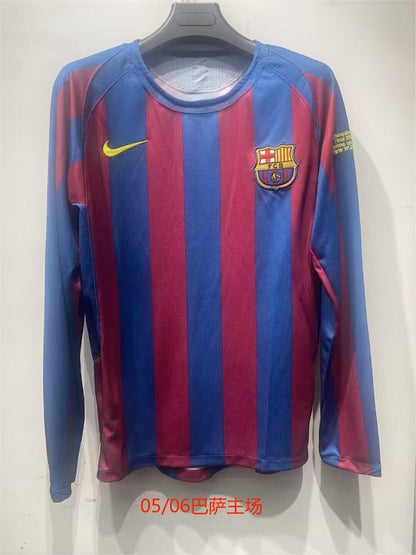 Barcelona 05/06 Home Long Sleeve Football Shirt