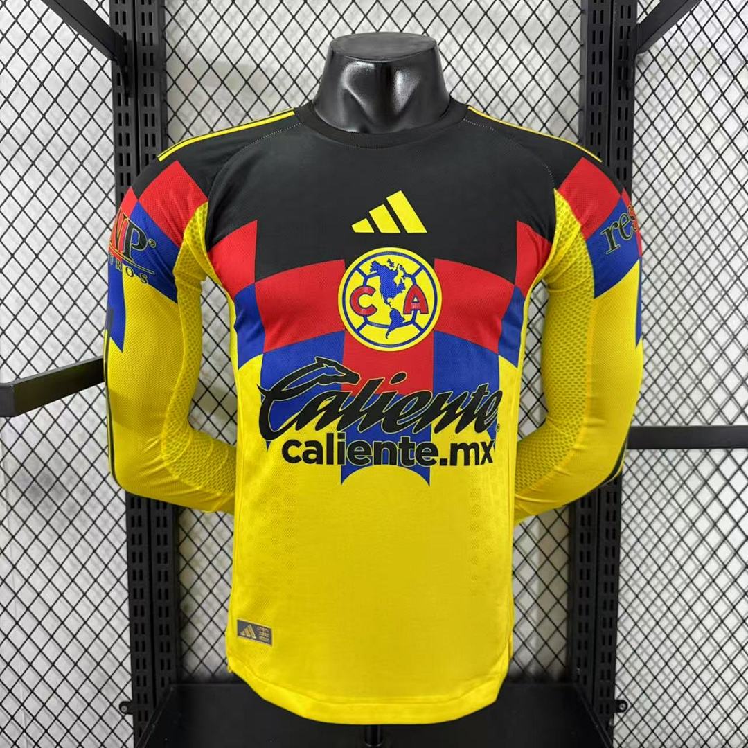 Club América 25/26 Home Long Sleeve Football Shirt