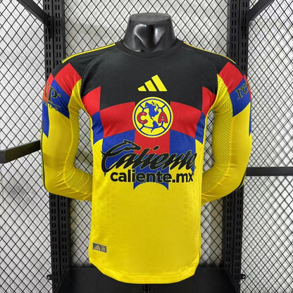 Club América 25/26 Home Long Sleeve Football Shirt