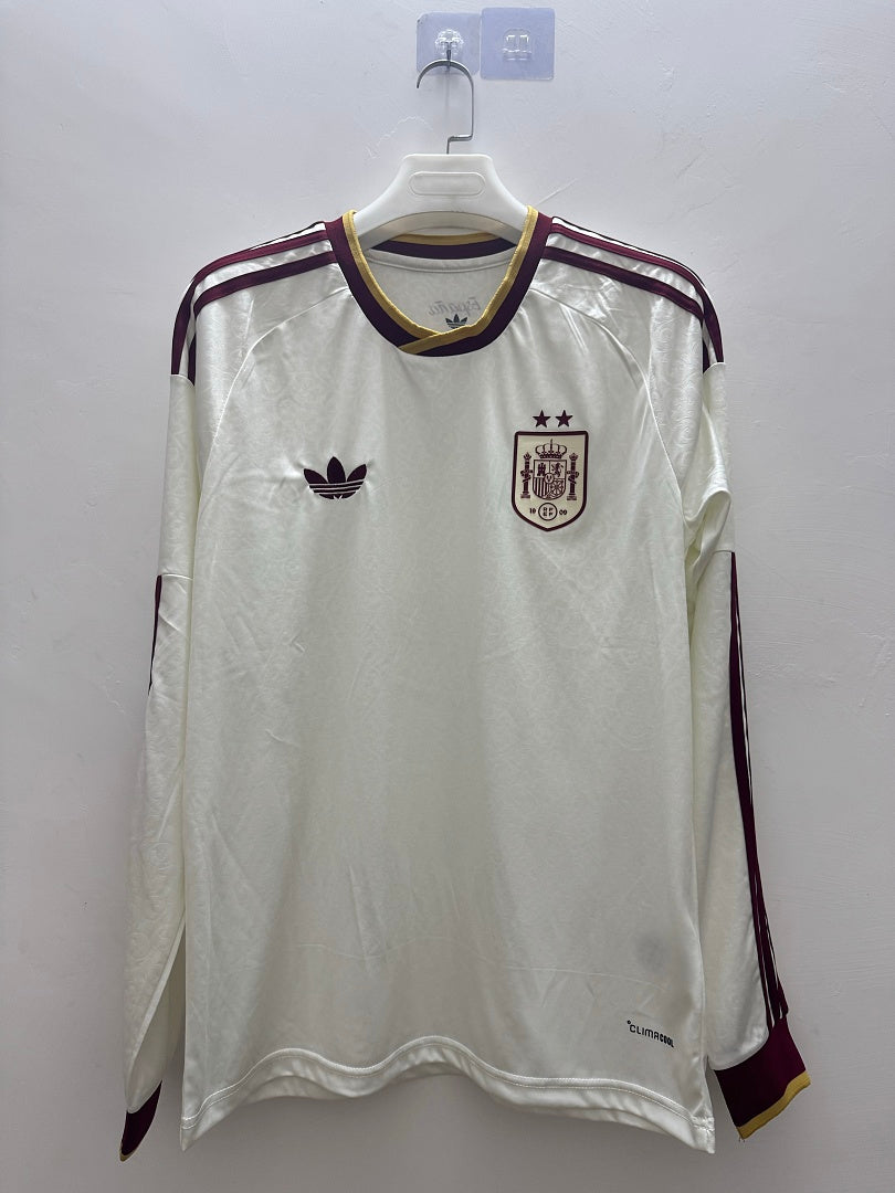 Spain 26/27 Away Two Stars Long Sleeve Football Shirt