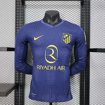 Atlético Madrid 25/26 Away Long Sleeve Football Shirt