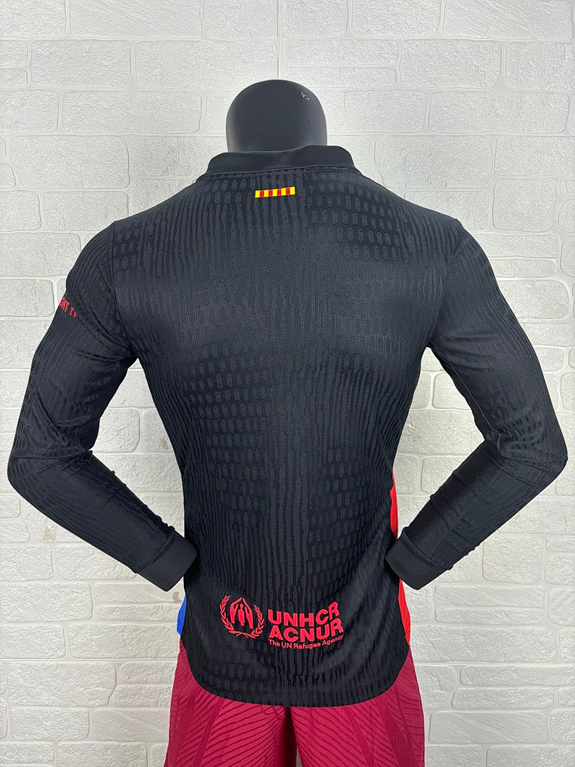 Barcelona 24/25 Away Long Sleeve Football Shirt