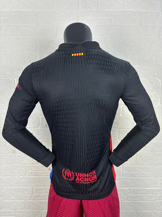 Barcelona 24/25 Away Long Sleeve Football Shirt