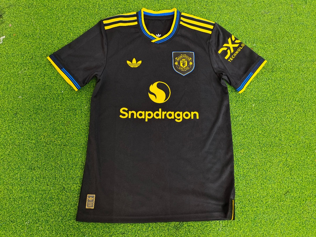 Manchester United 25/26 Third Black Player Version Football Shirt
