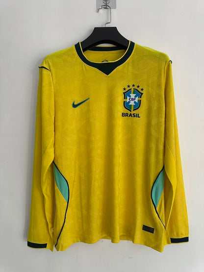 Brazil 26/27 Home Long Sleeve Player Version Football Shirt