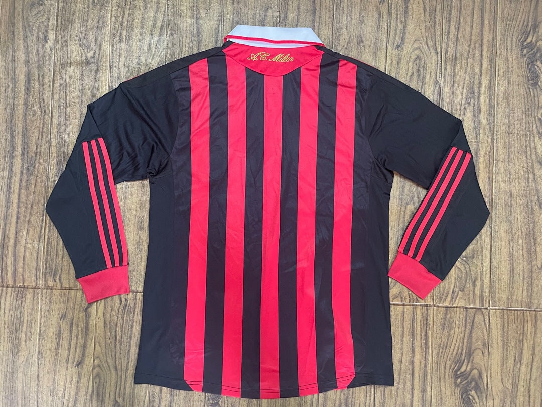AC Milan 09/10 Home Long Sleeve Football Shirt