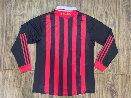 AC Milan 09/10 Home Long Sleeve Football Shirt