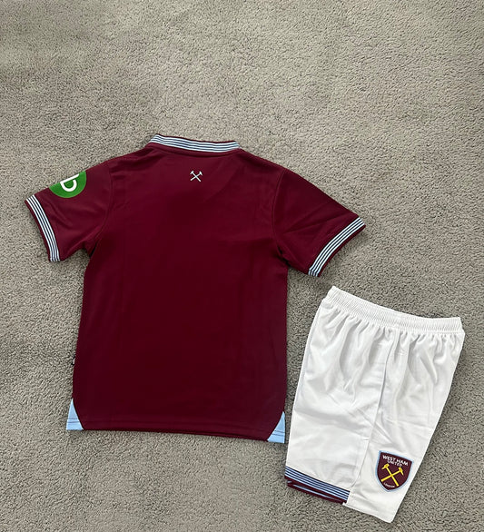 Kids West Ham United 25/26 Home Football Shirt