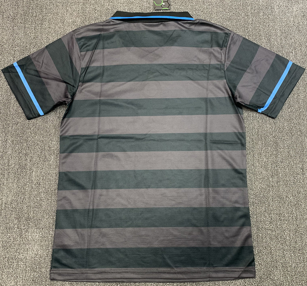 Inter Milan 97/98 Third Black/Grey Football Shirt