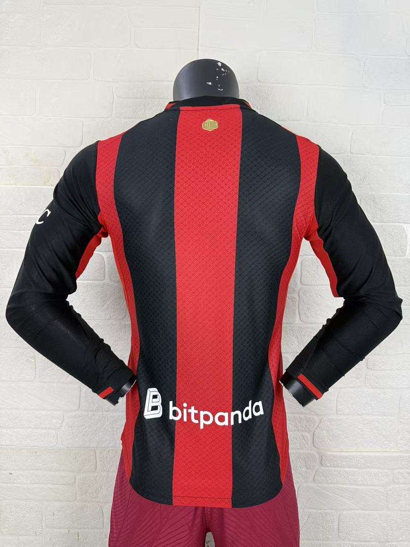 AC Milan 26/27 Home Long Sleeve Player Version Football Shirt