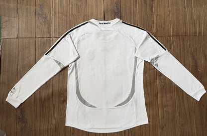 Real Madrid 06/07 Home Long Sleeve Football Shirt