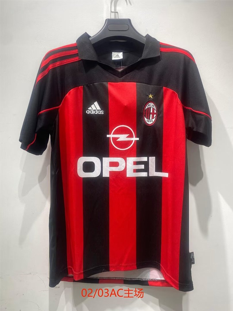 AC Milan 02/03 Home Football Shirt